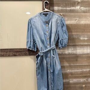 Sanctuary Light Blue Denim Midi Dress